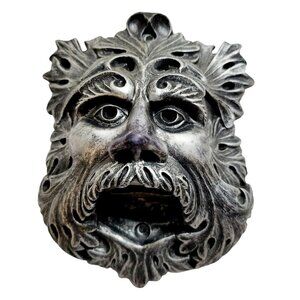 Ebros Forest Spirit Celtic Greenman Wall Mounted Bottle Opener 6"H Resin Antique